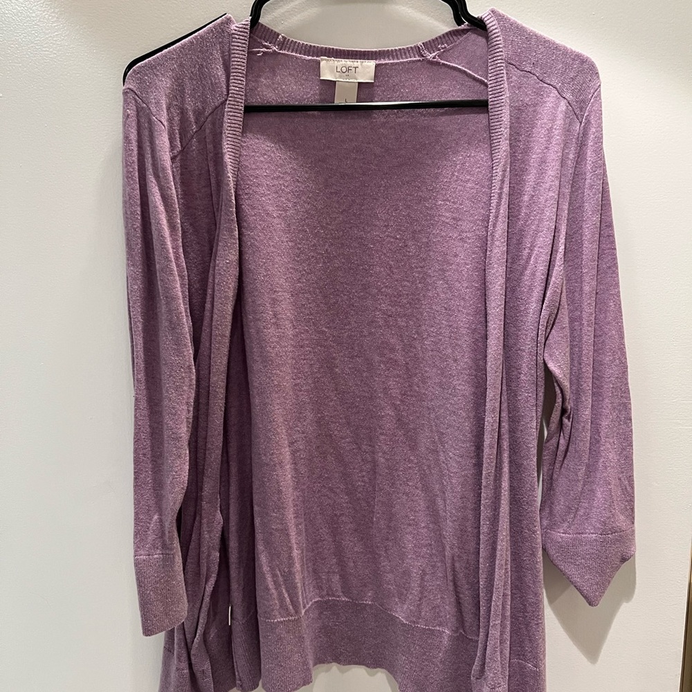 Loft button down sweater - Picture 3 of 4